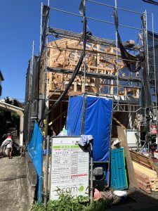 藤沢市善行三丁目の上棟！！