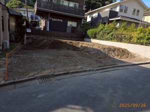 ecomoふどうさん　引渡しの土地・いよいよ着工！！