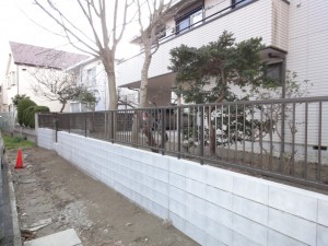 ブロック塀が傾いた！茅ヶ崎市外構工事、竣工しました