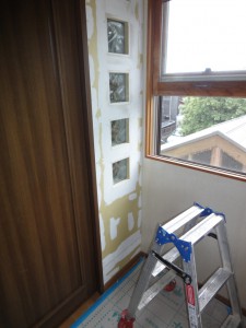 ひと工夫でお部屋がドレスアップ!ガラスブロックやニッチを造る 9 ガラスブロック