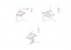 造作洗面の計画いろいろ