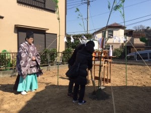 地鎮祭を行いました。