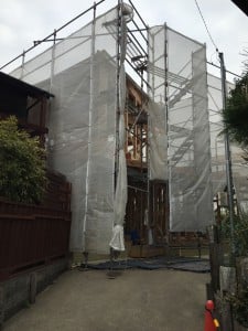 桜咲く上棟！！