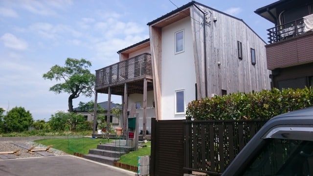 木製サイディングの風化