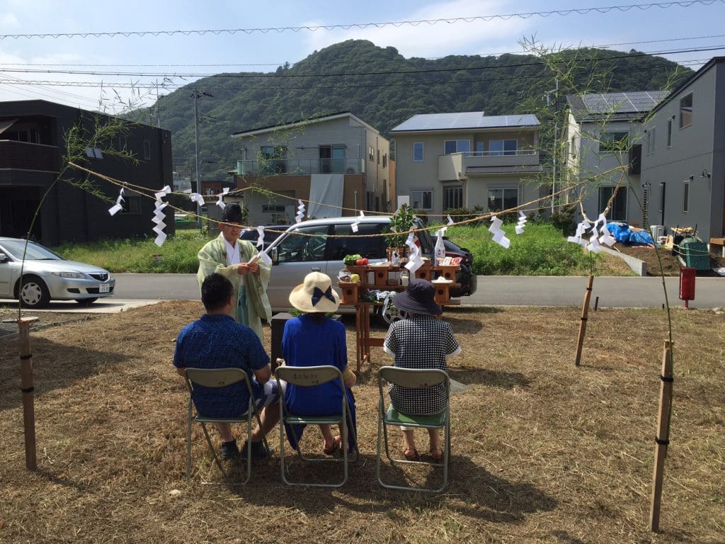 地鎮祭と上棟式